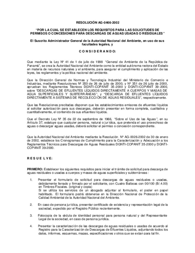 thumbnail of resoluccion-de-requisitos-permiso-de-descarga-de-aguas-residuales